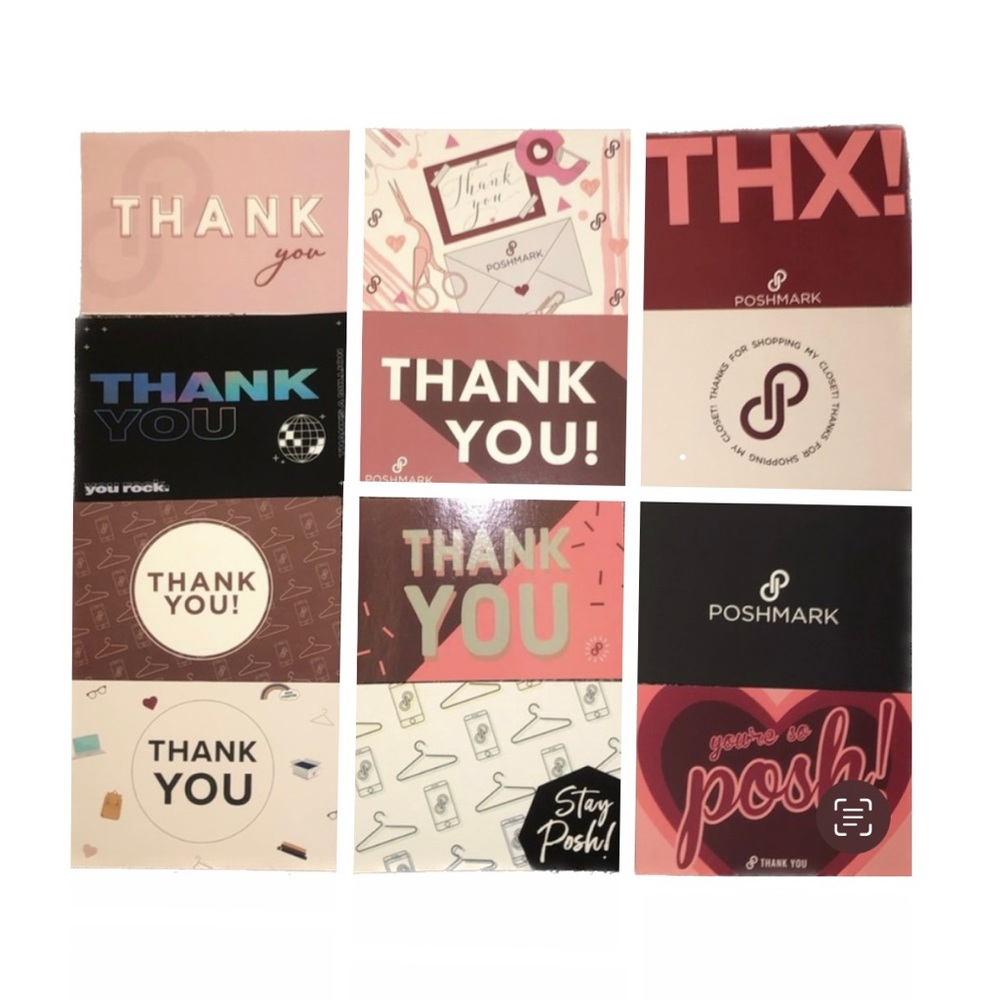 Poshmark Posh Swag Official Merchandise Thank You Cards